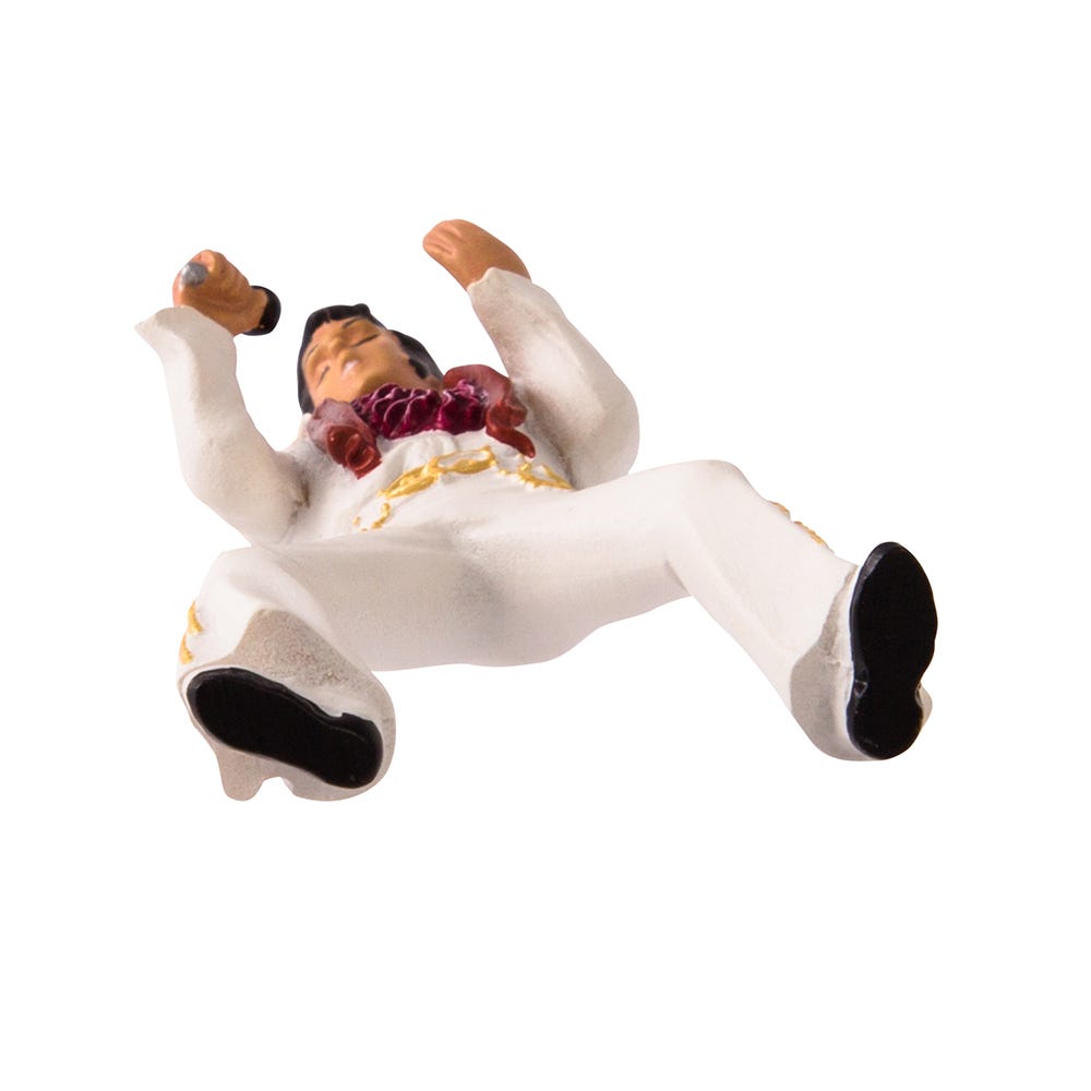 Kurt Adler 2.5-Inch Resin Elvis Presley 4-Piece Set