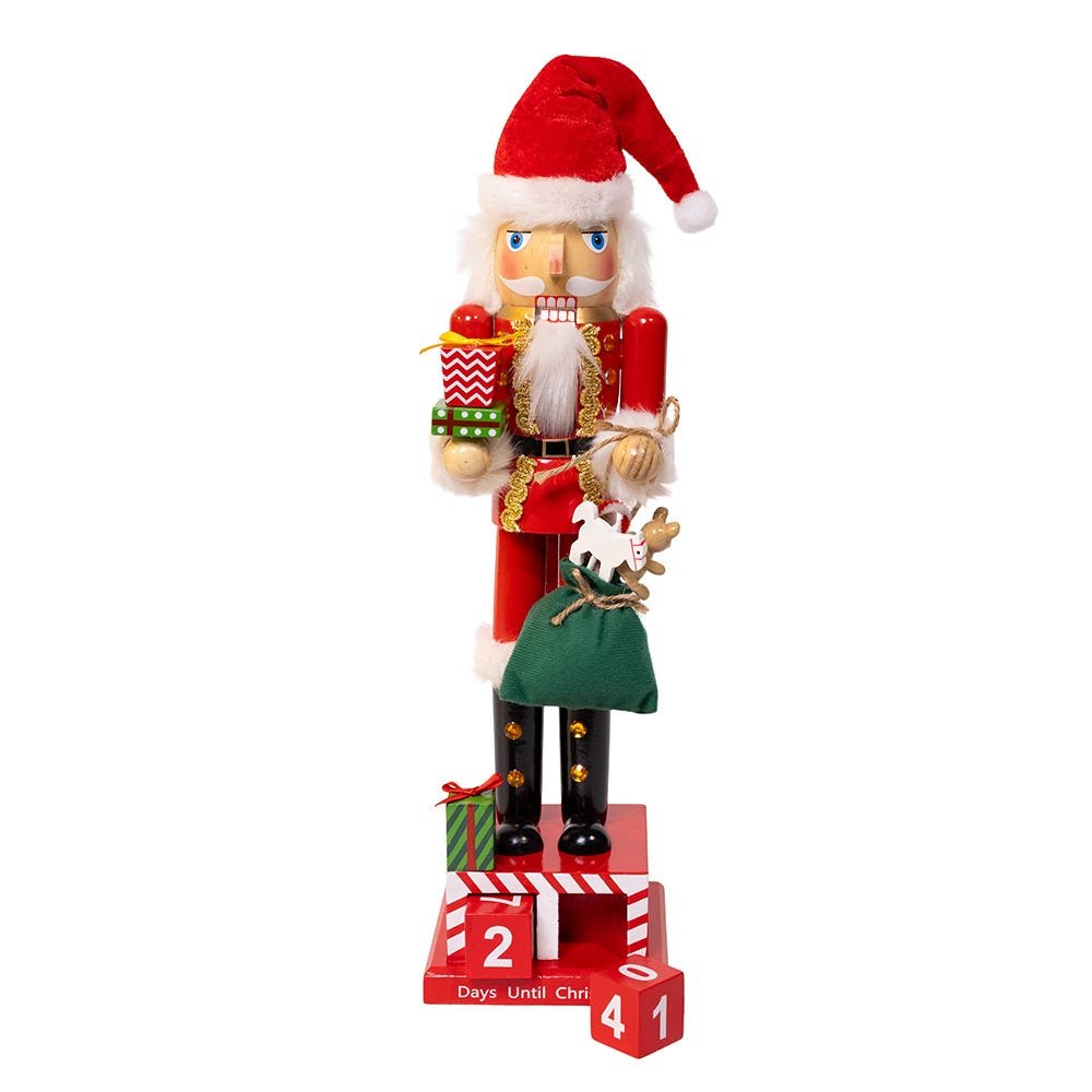 Santa Calendar Nutcracker