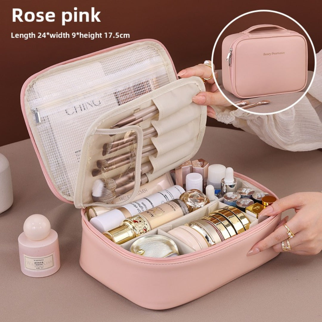 Travel makeup bag