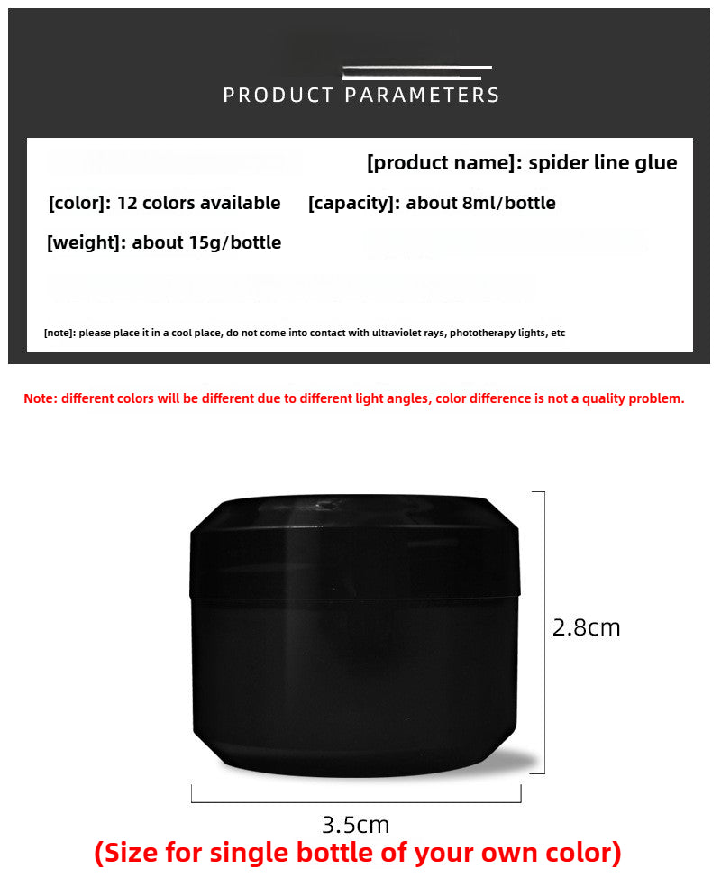 1060 Nail Art Elastic Glue Nail Polish Phototherapy