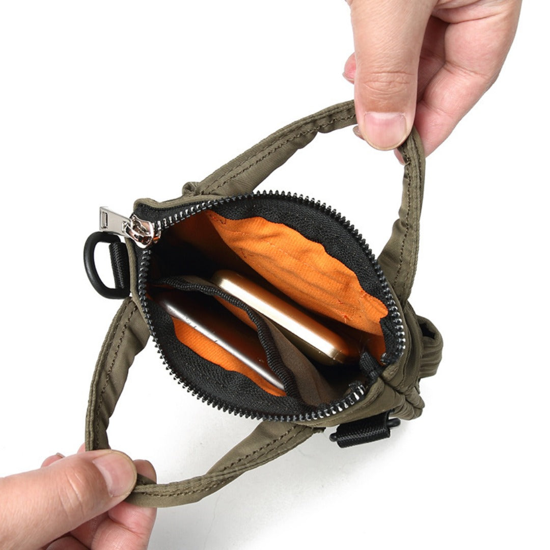 Men's mini casual crossbody bag, mini handbag, stylish mobile phone shoulder Crossbody bag for men