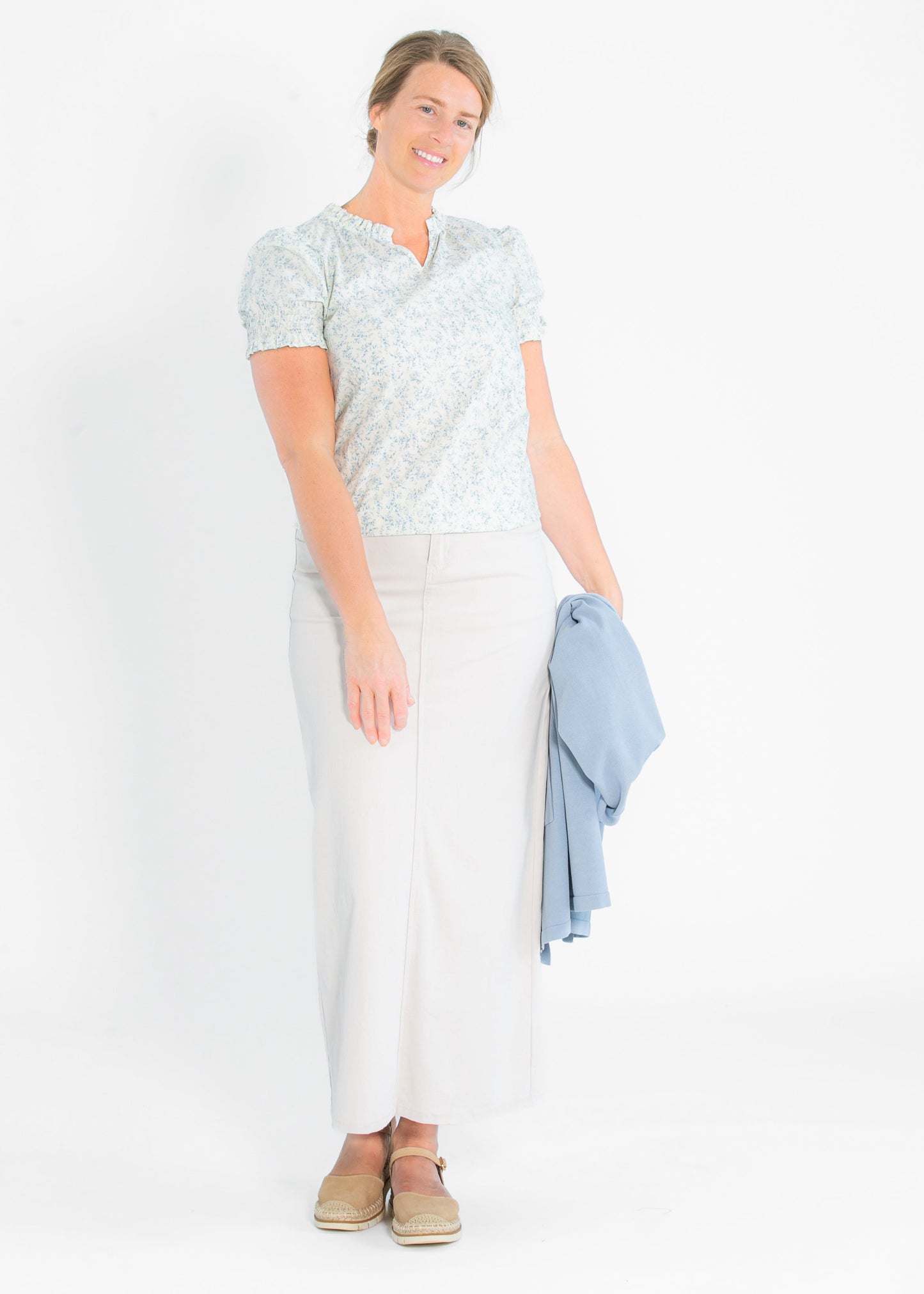 Floral Puff Sleeve Top - FINAL SALE