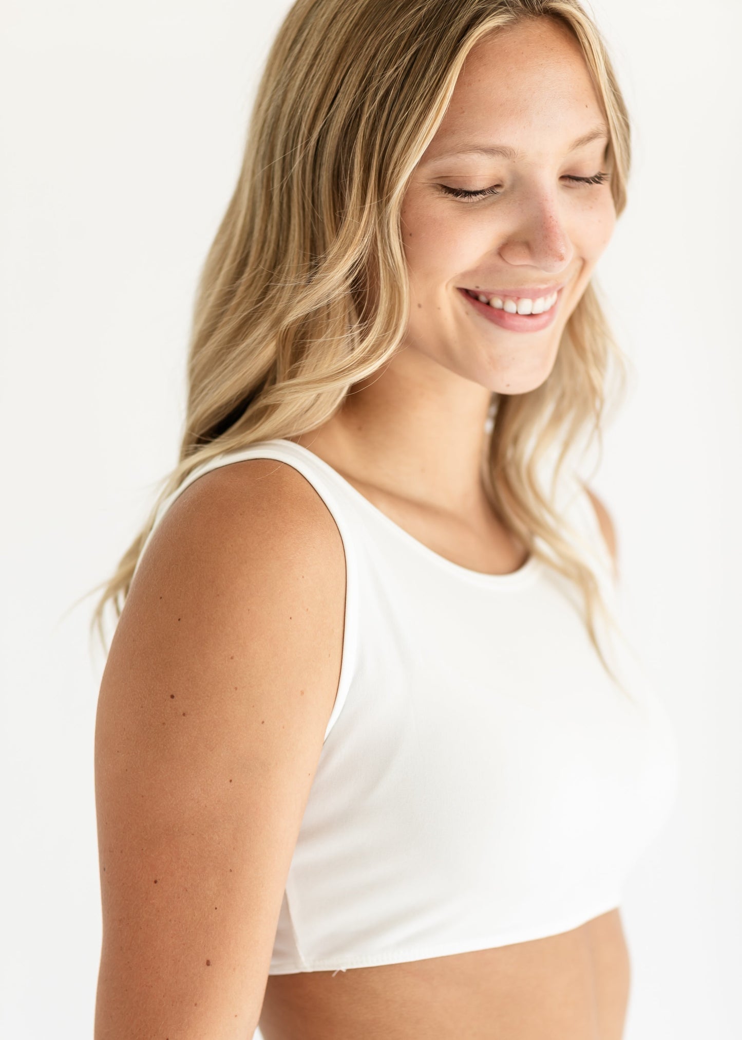 Dressy Demi Layering Tank-Bra