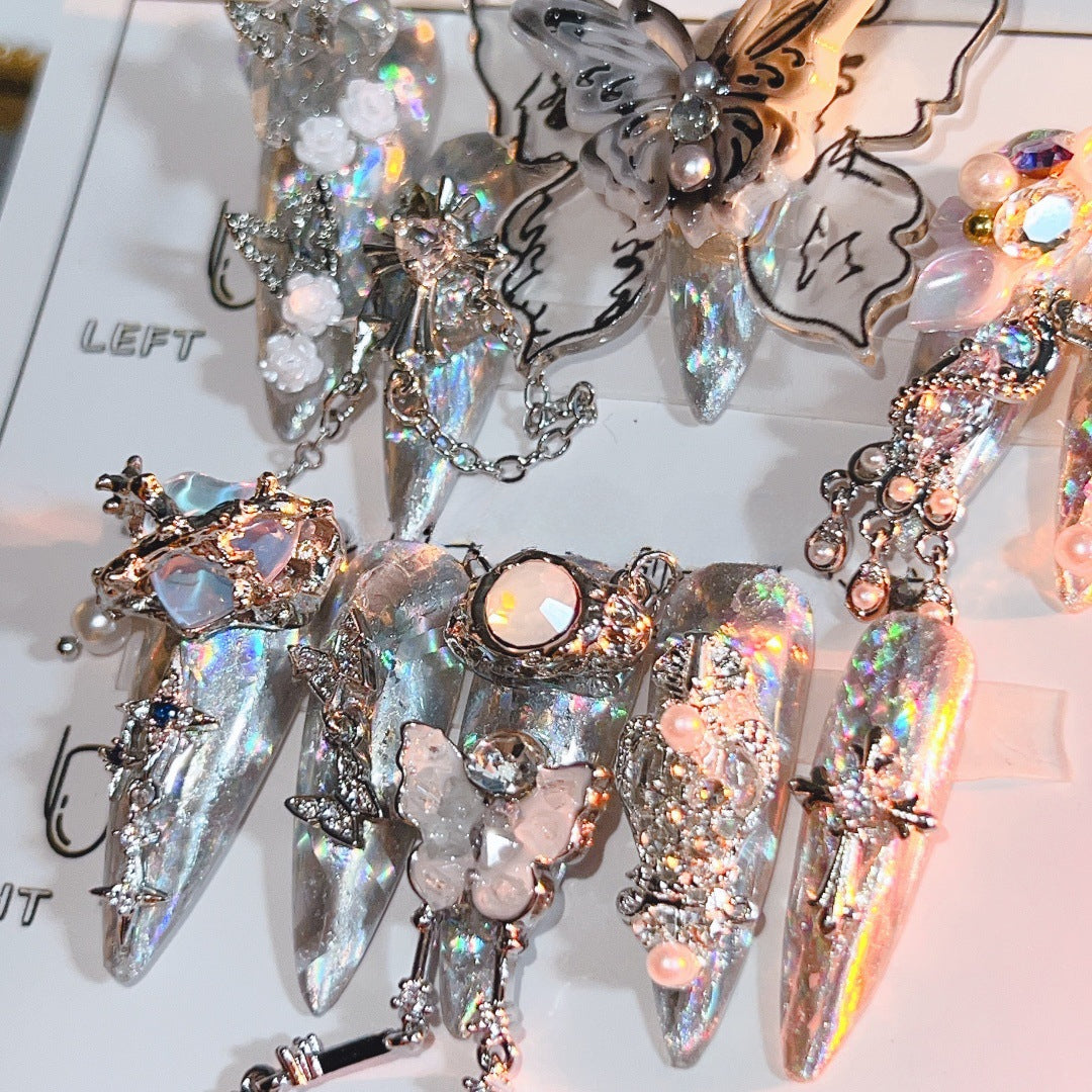 1017-Handmade press on nails