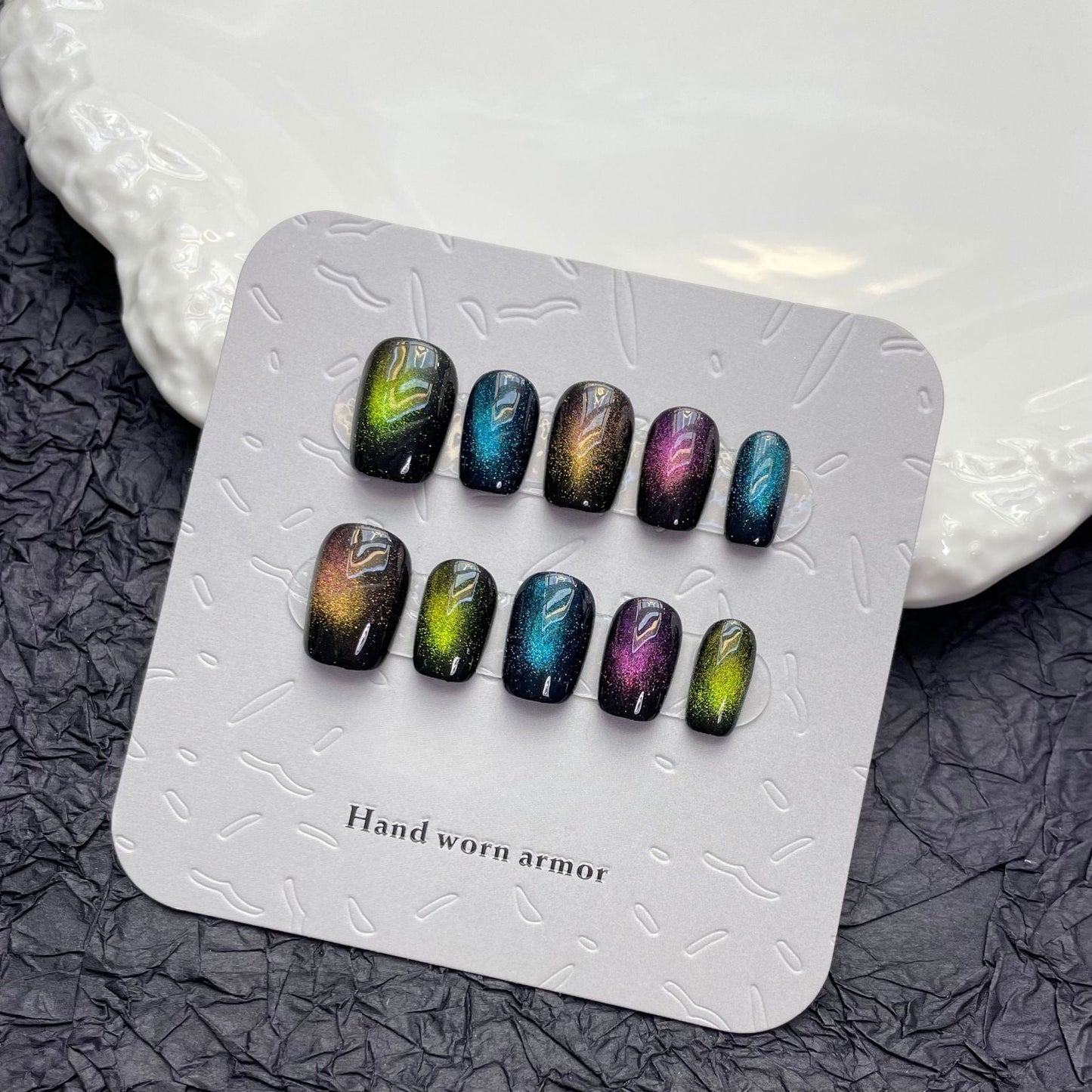 0938- Handmade press on nails