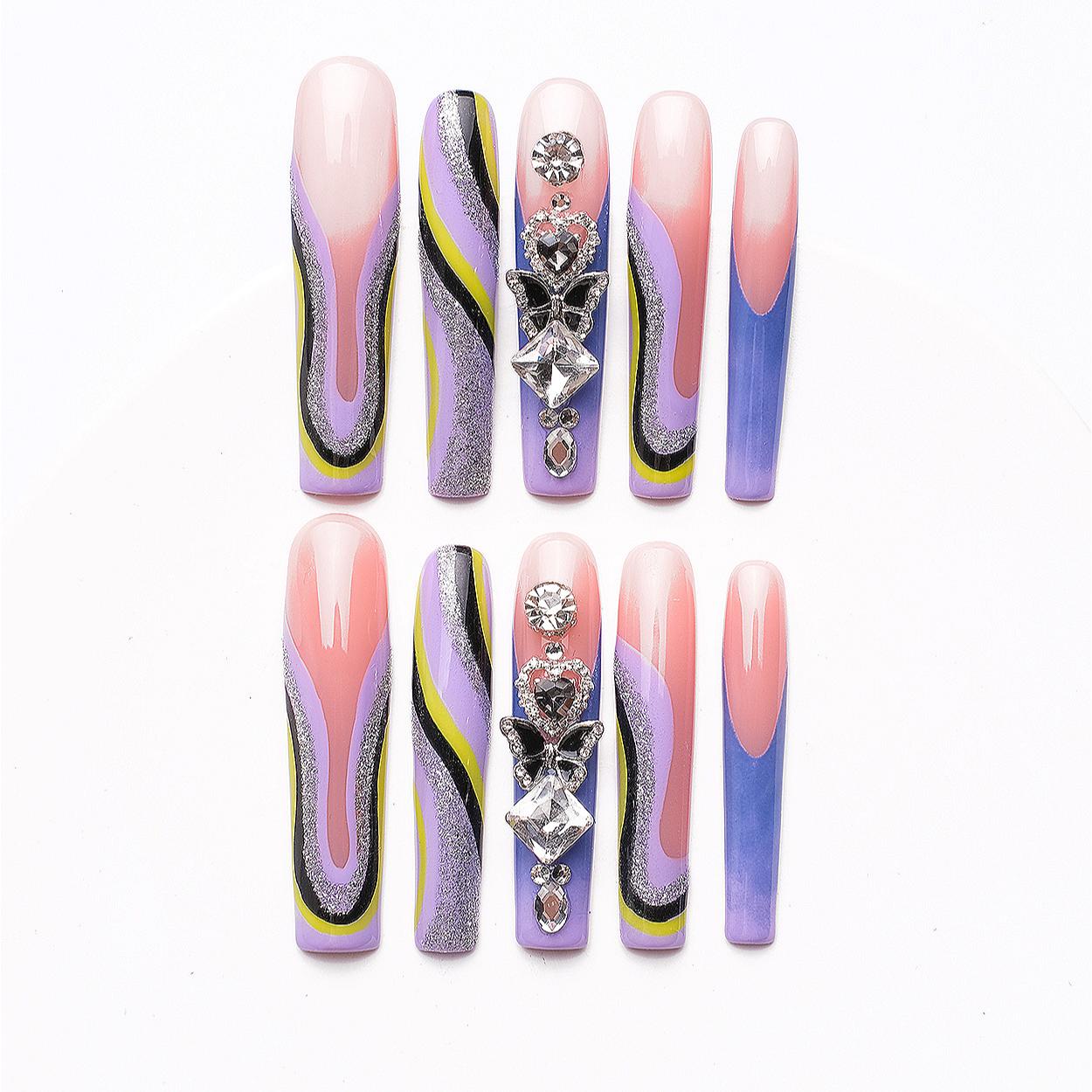 1068 Handmade Press on Nails