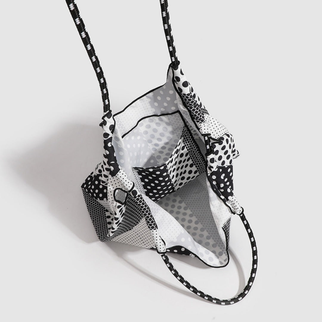 Polka Dot Tote Bag - Versatile & Portable Shoulder Bag, Large-Capacity Environmentally Friendly Hobo Bag for Women