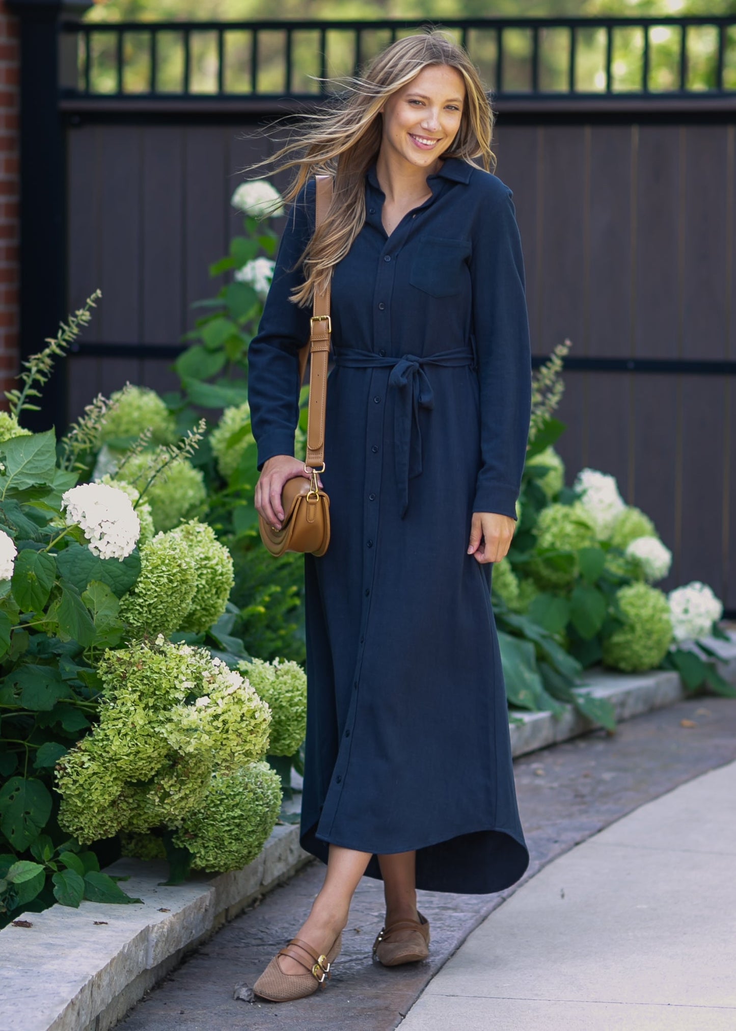 Essential Linen Shirt Dress
