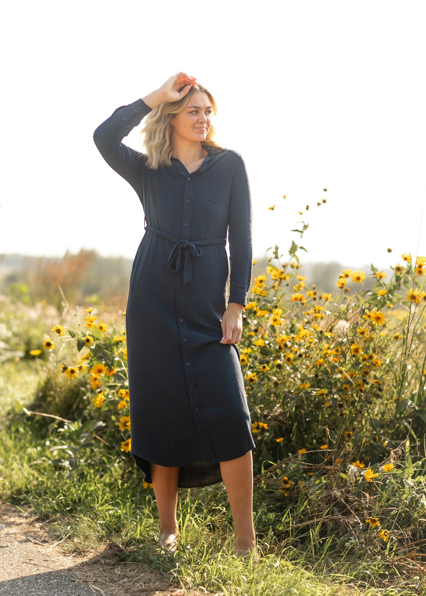 Essential Linen Shirt Dress