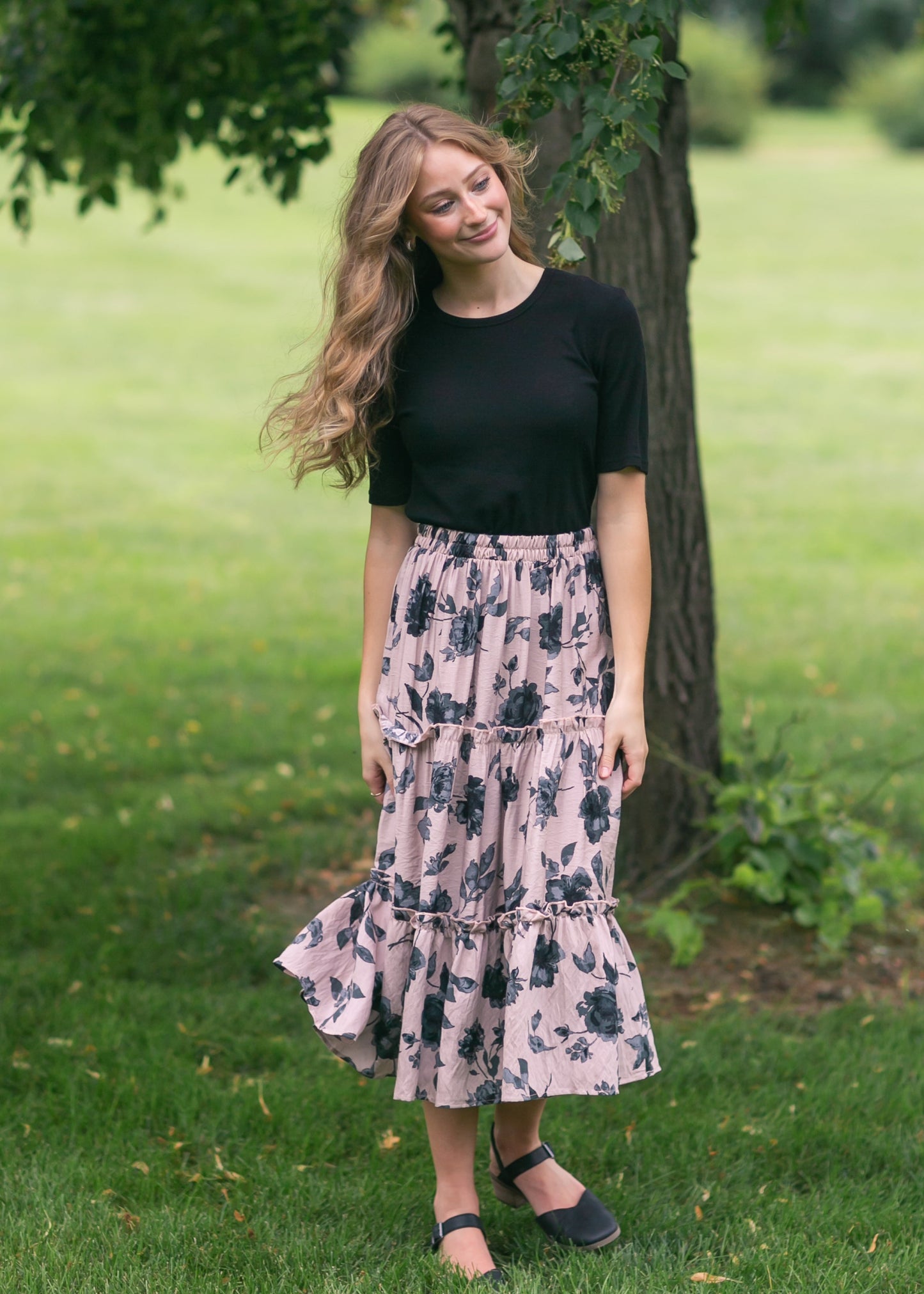 Ribbed Half Sleeve Tee