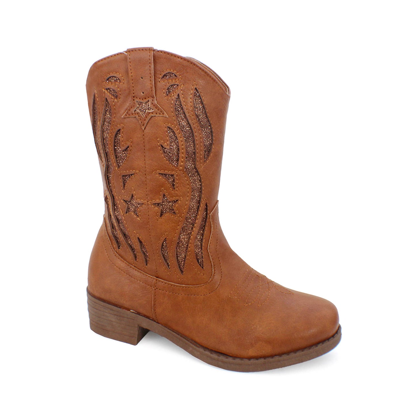 CARLIE- Girls Western Glitter Design Boot