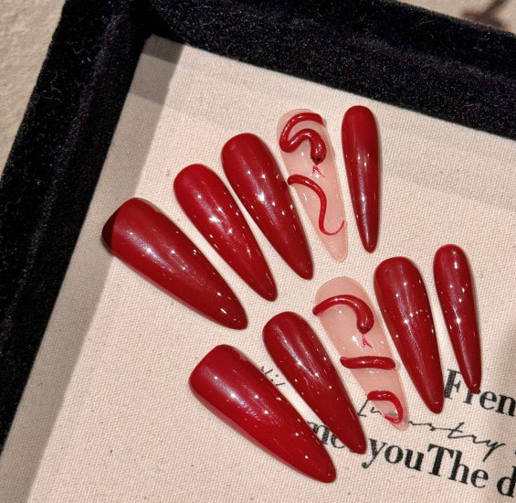 1023- Handmade press on nails