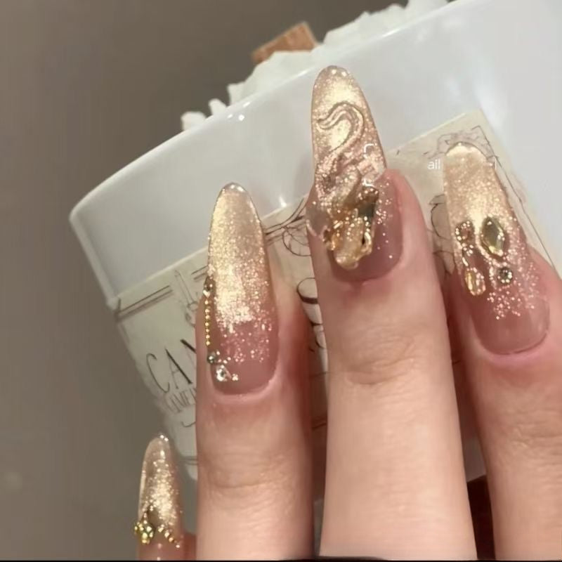 0955- Handmade press on nails