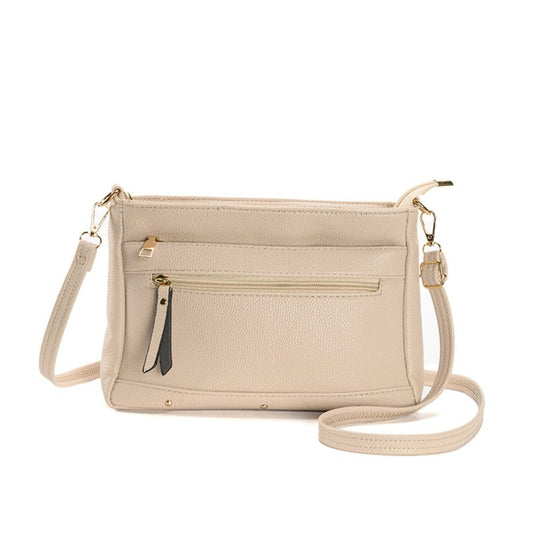 Stylish and simple shoulder Crossbody bag, women's small versatile zipper crossbody purse, stylish small square bag