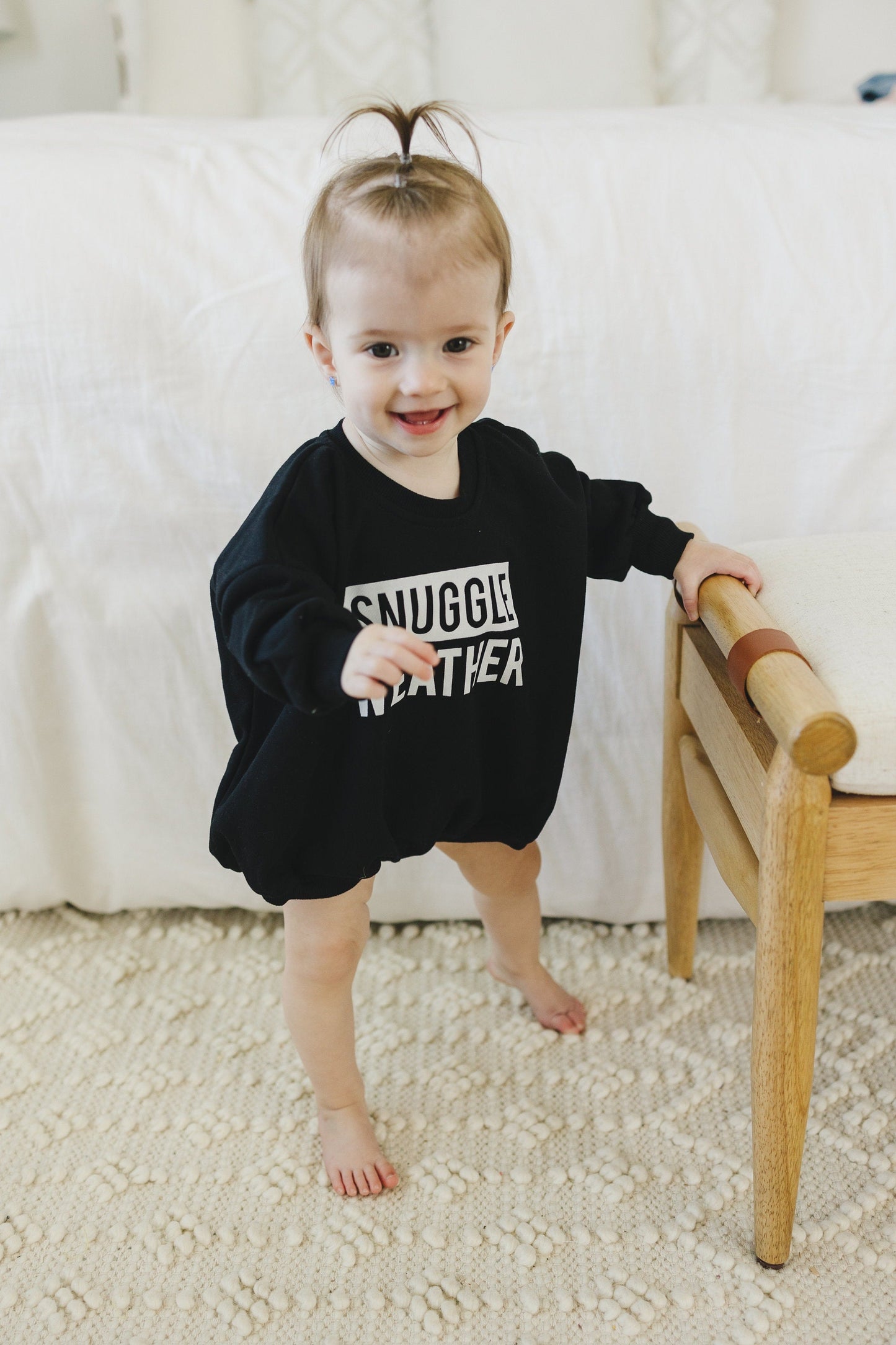 Snuggle Weather Sweatshirt Romper - more colors