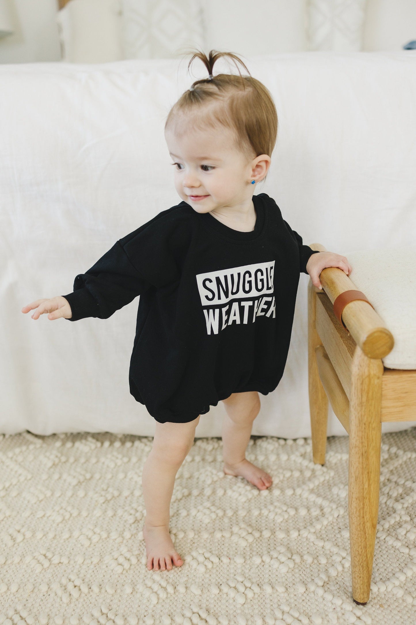 Snuggle Weather Sweatshirt Romper - more colors