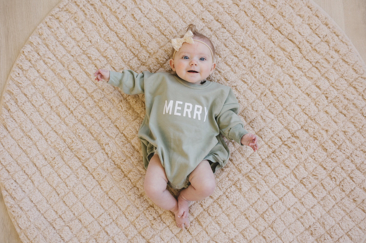 Merry Sweatshirt Romper
