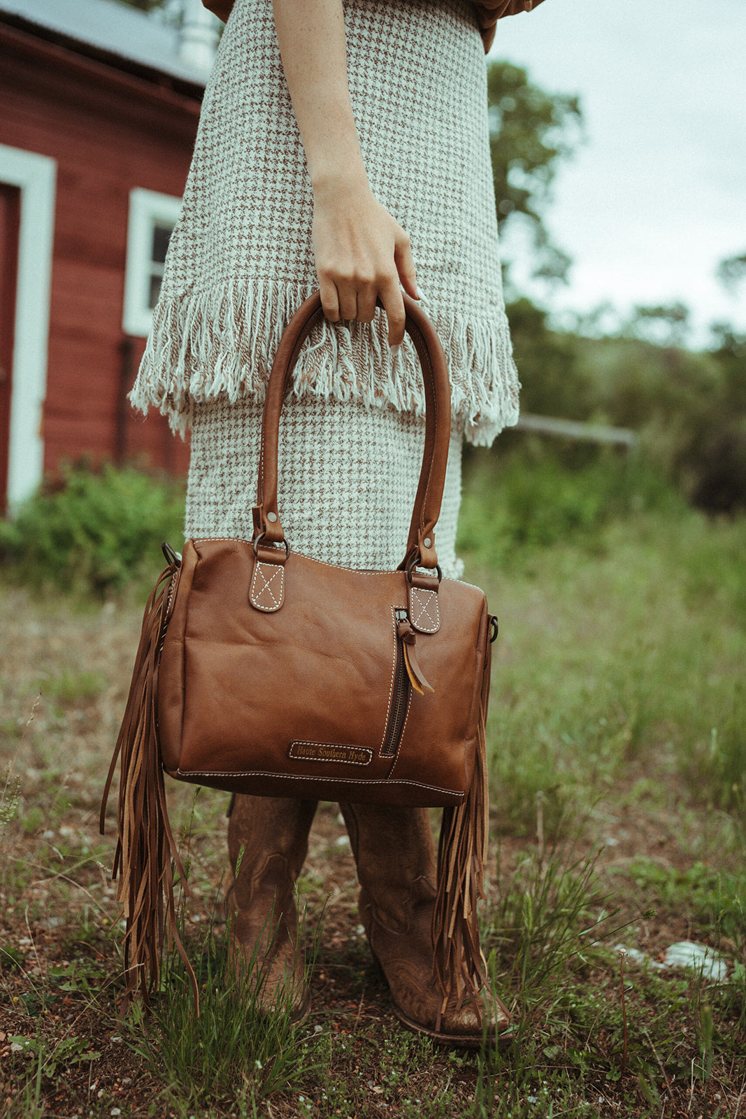 Concealed Carry leather and Southern Hyde tote purse