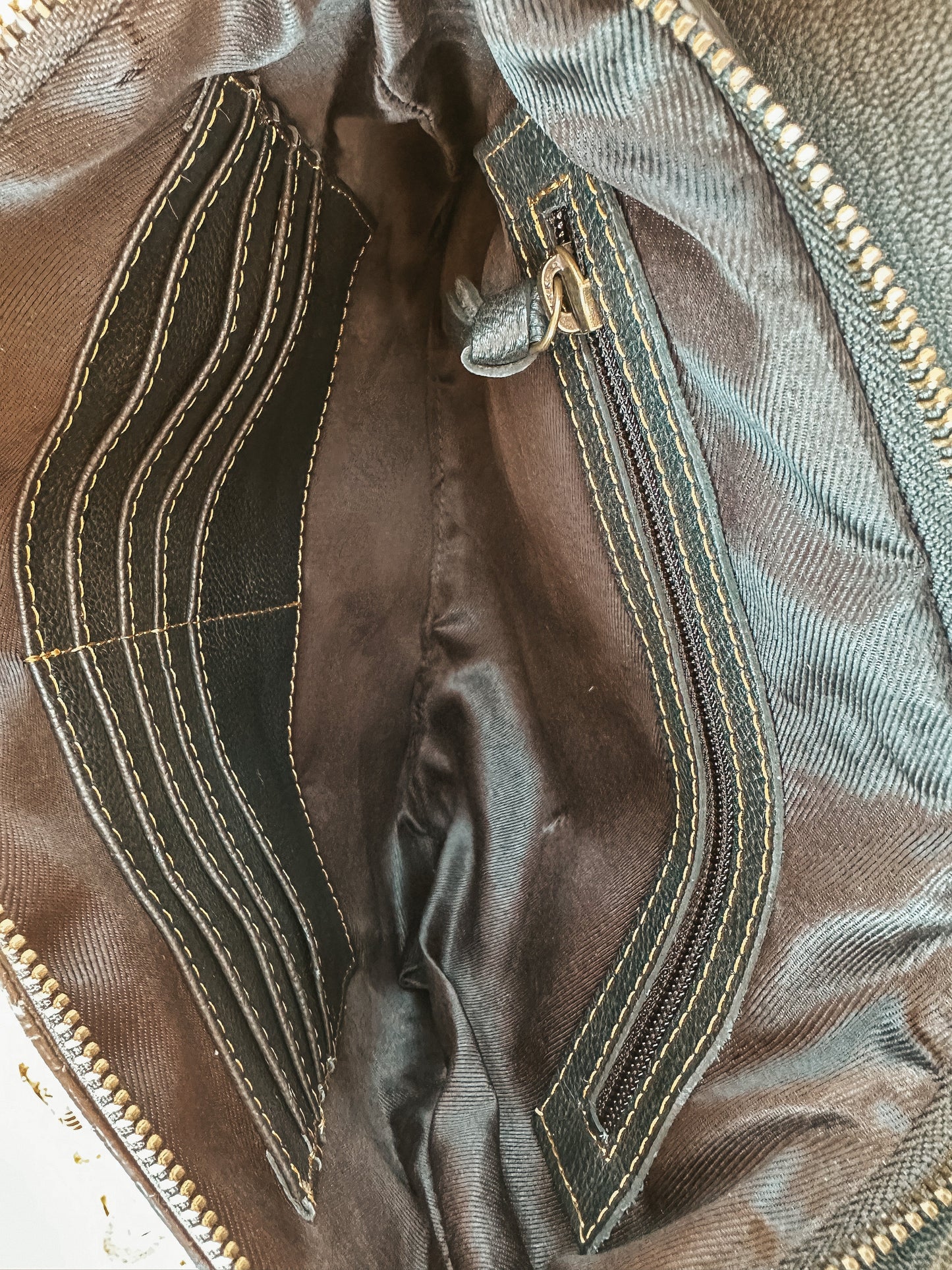 Xia Brindle, leather and Southern Hyde tote purse by Beth Marie Exclusive