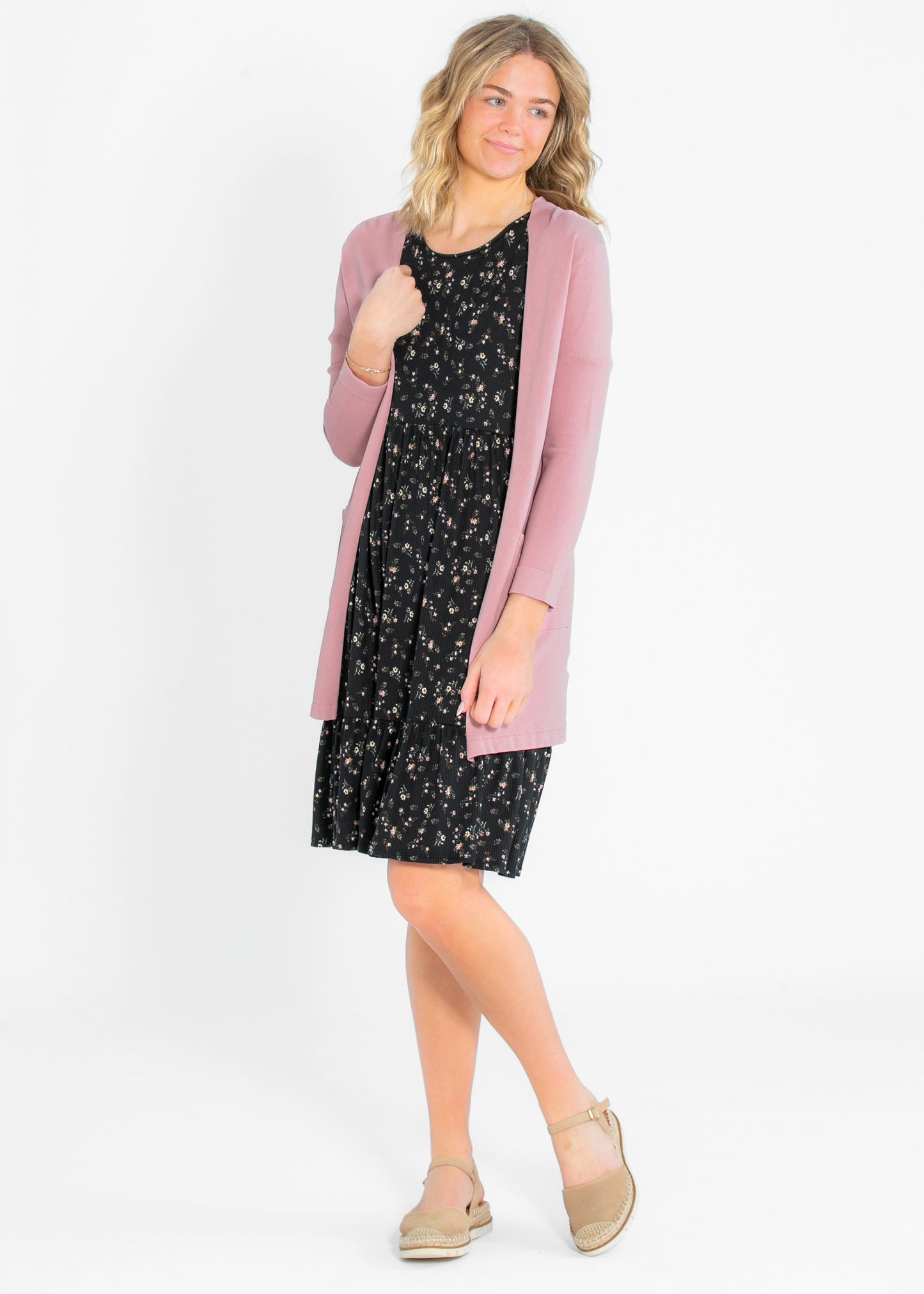 Short Sleeve Midi Dress