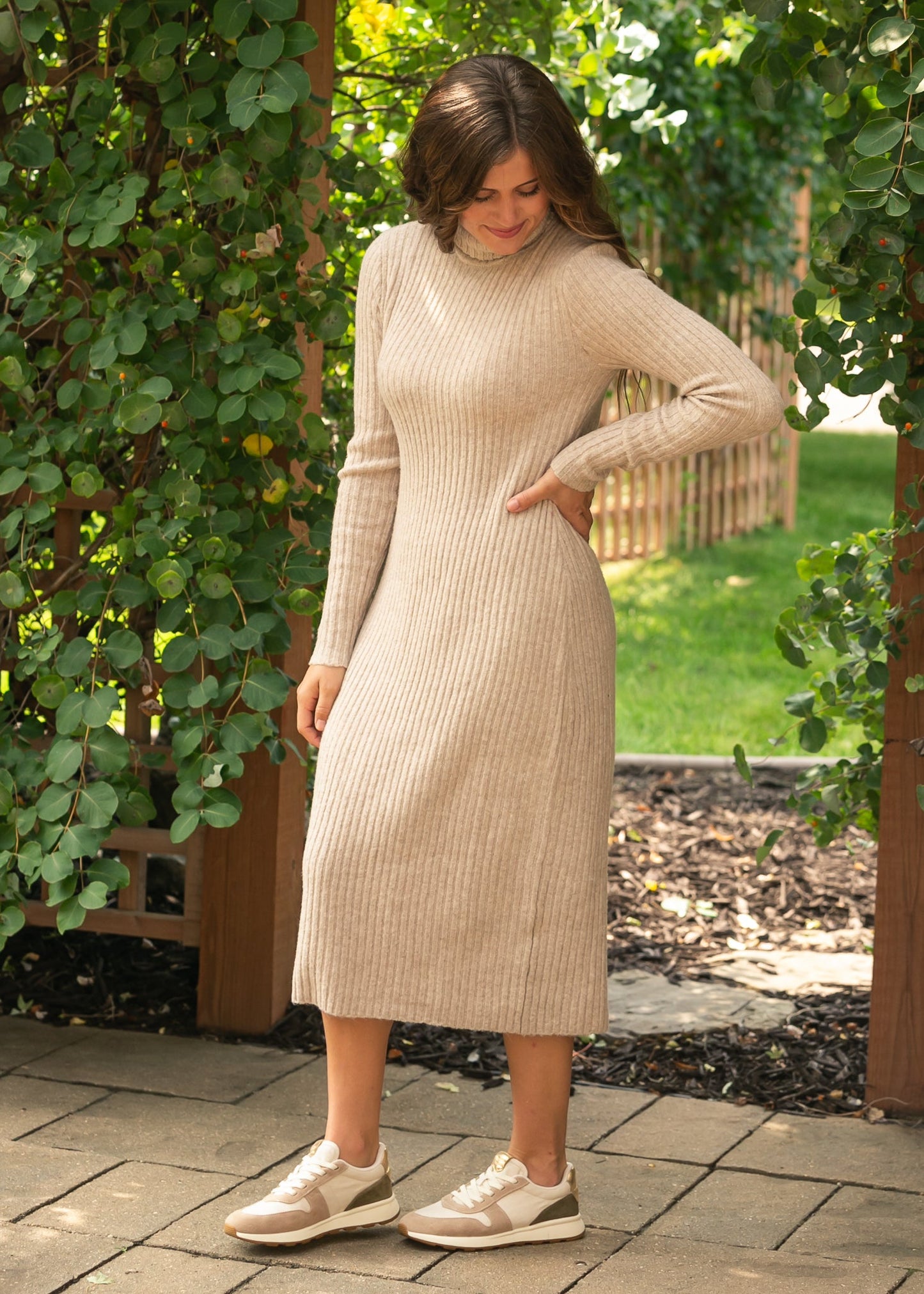 Turtleneck Maxi Dress