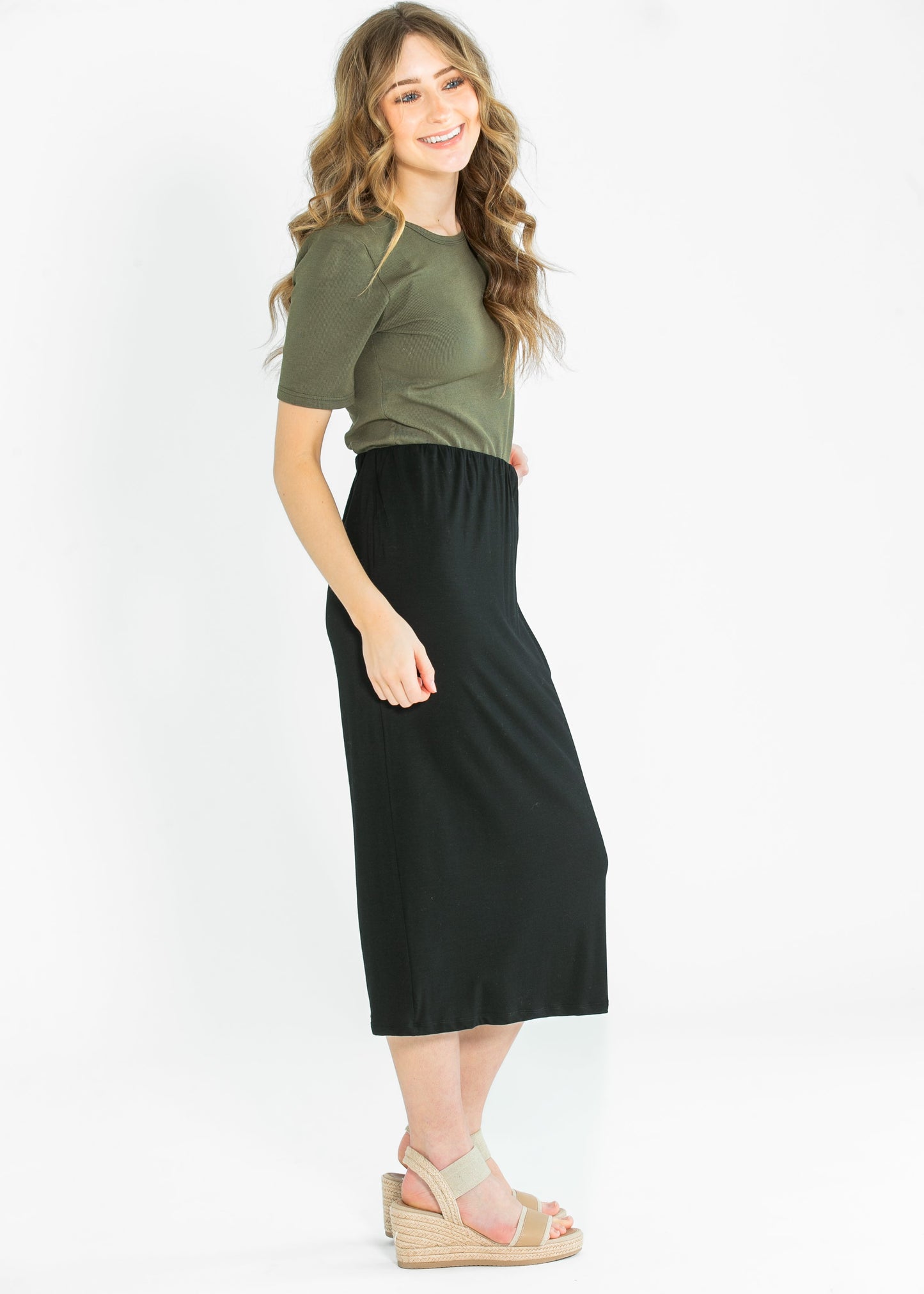 Sleek Midi Skirt