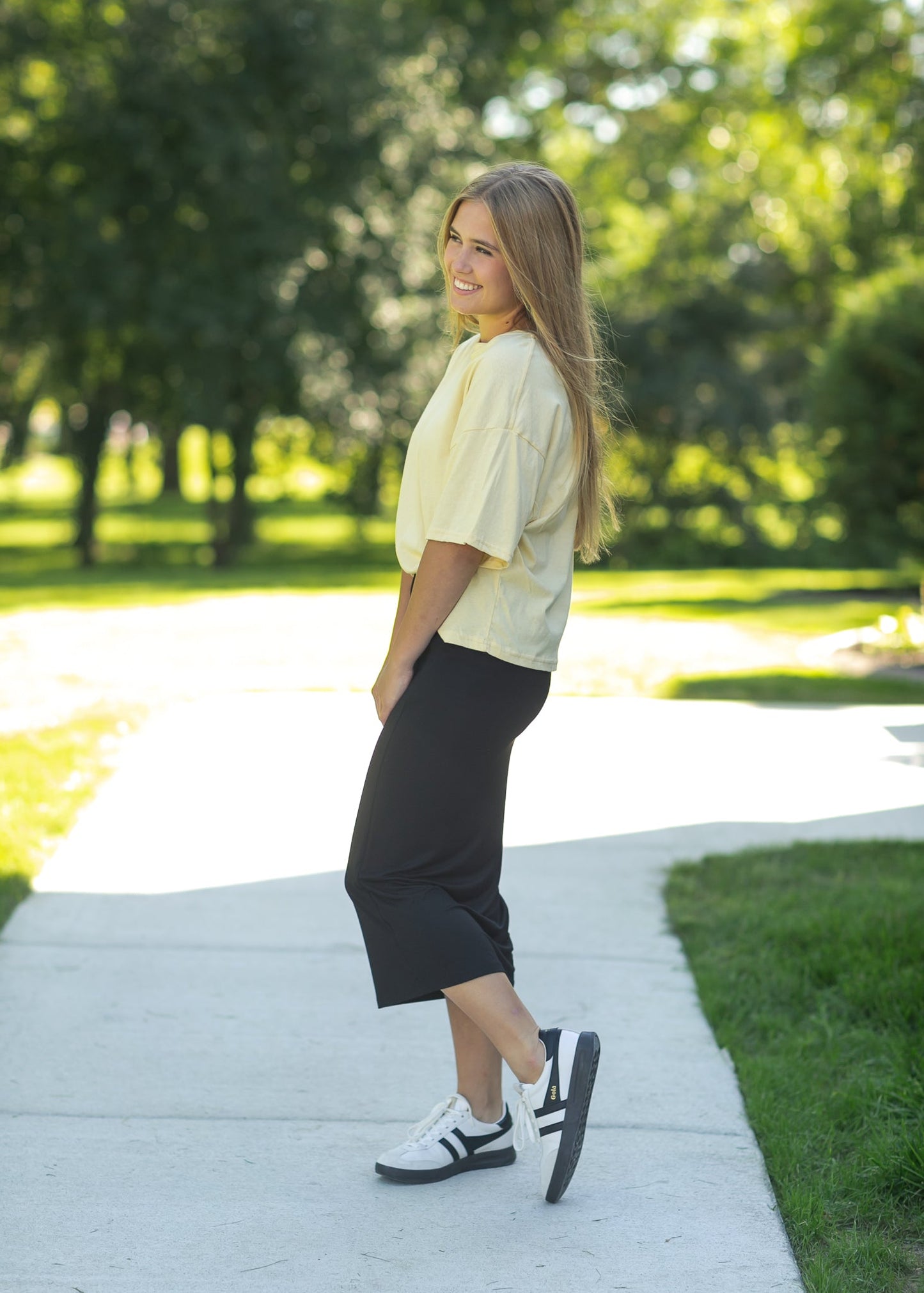 Sleek Midi Skirt