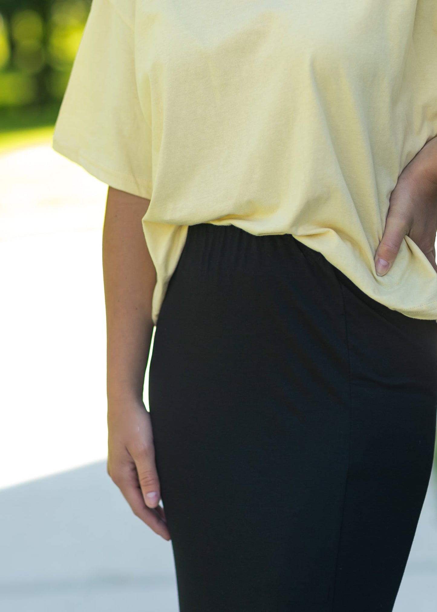 Sleek Midi Skirt