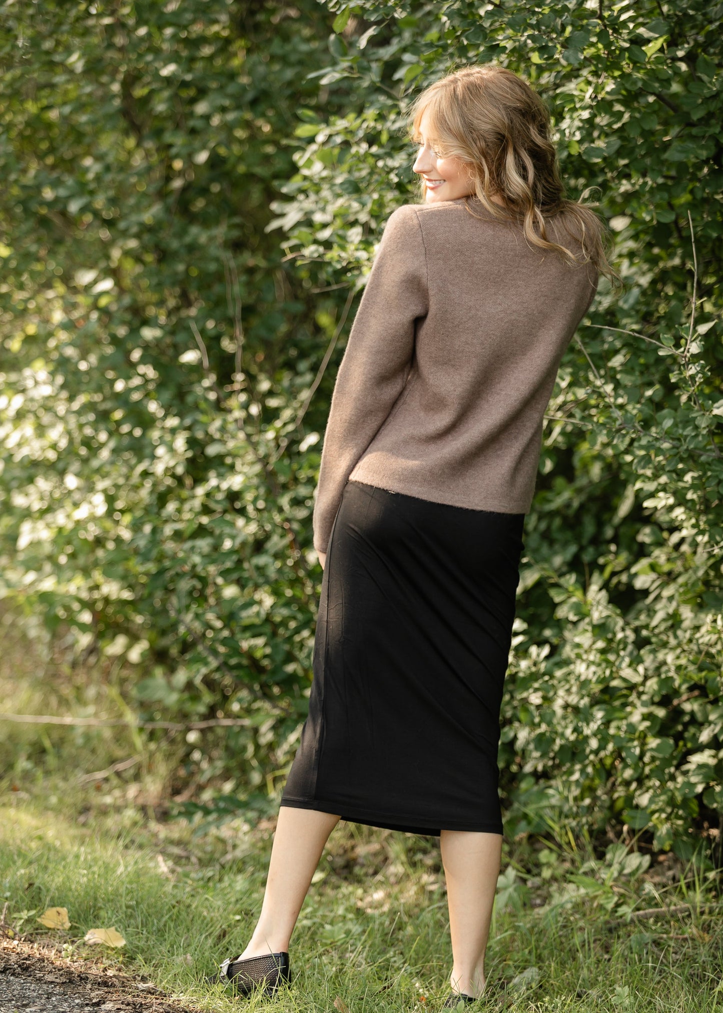 Sleek Midi Skirt