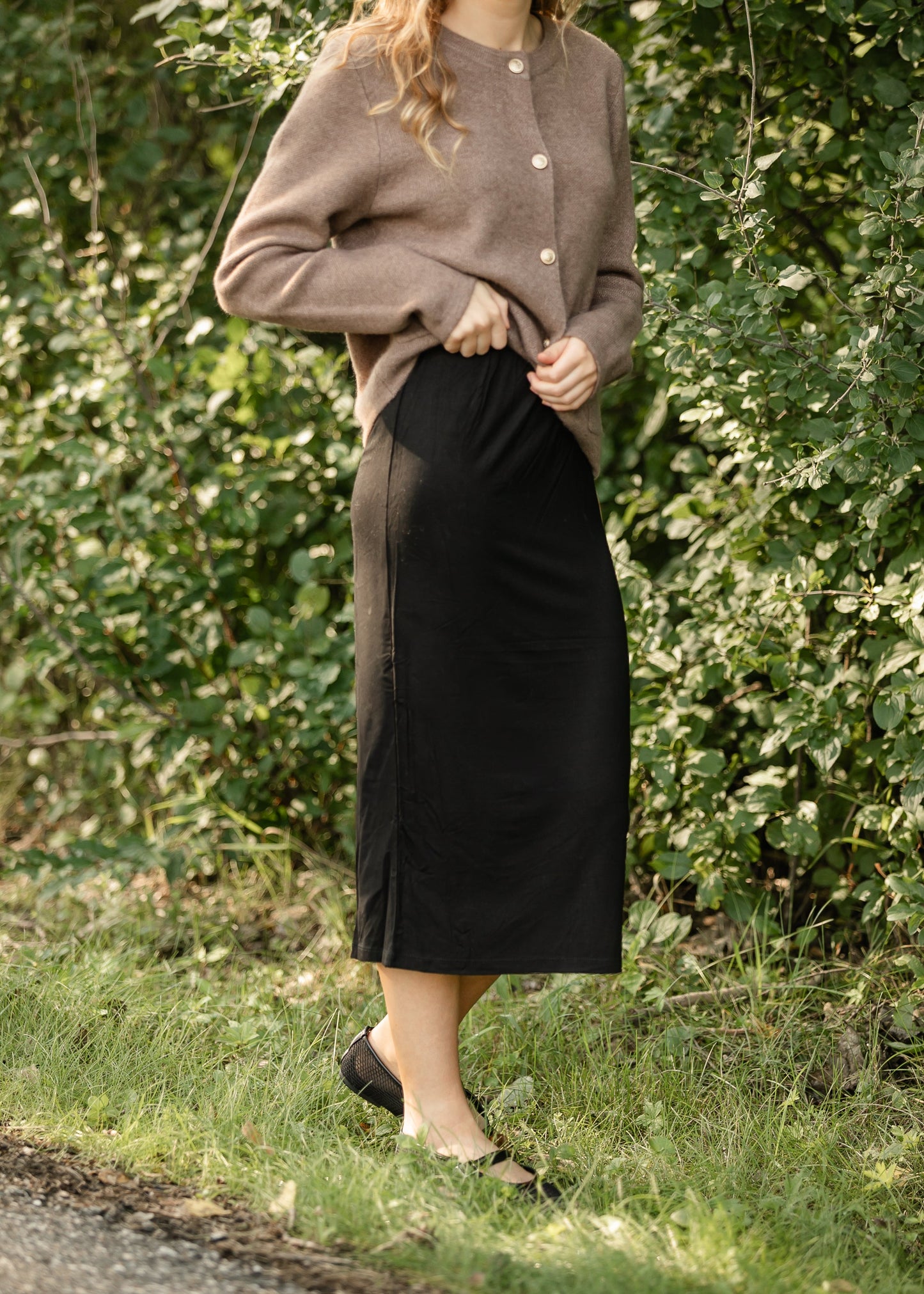 Sleek Midi Skirt