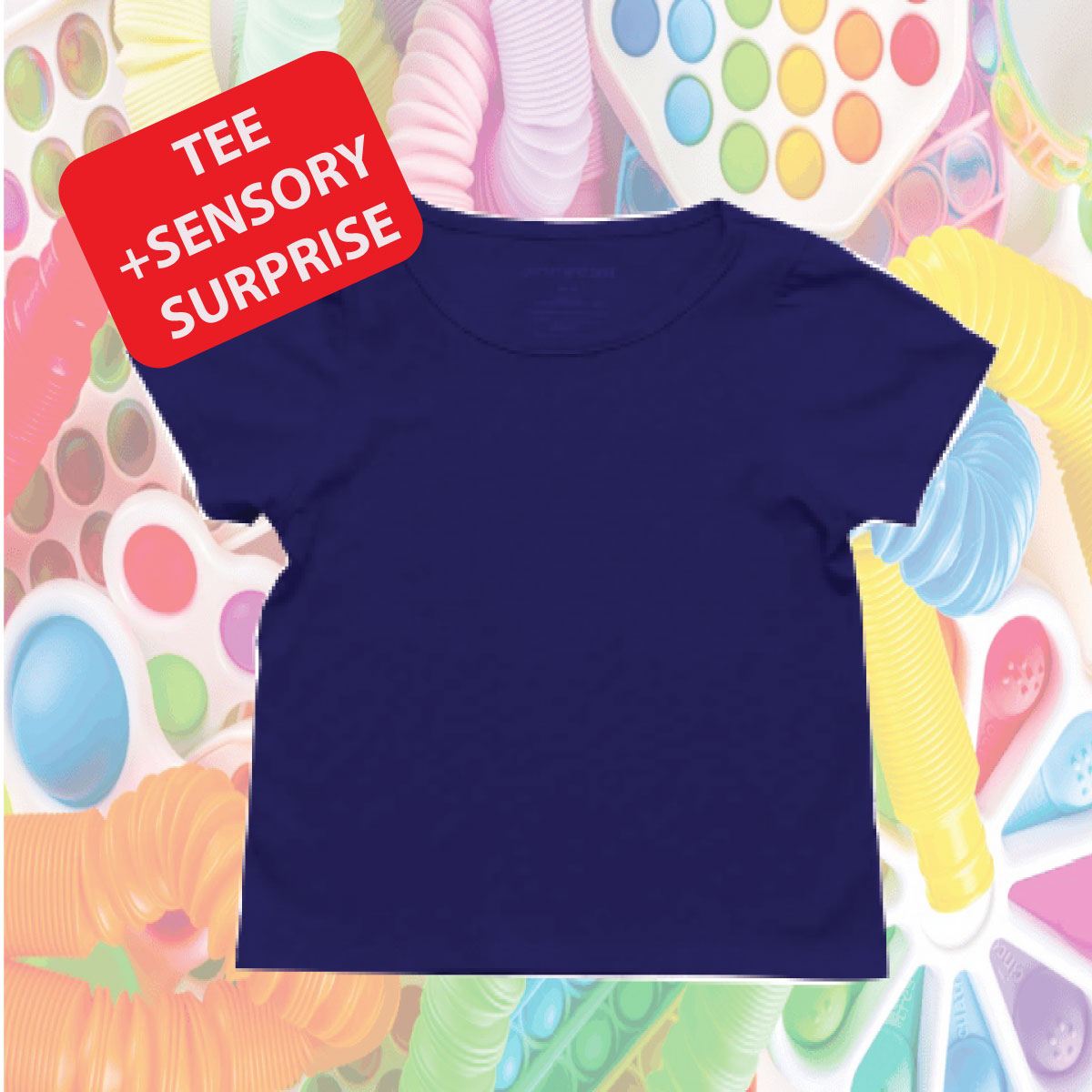 Sensory Fun Pack – Tee + Surprise Gift!