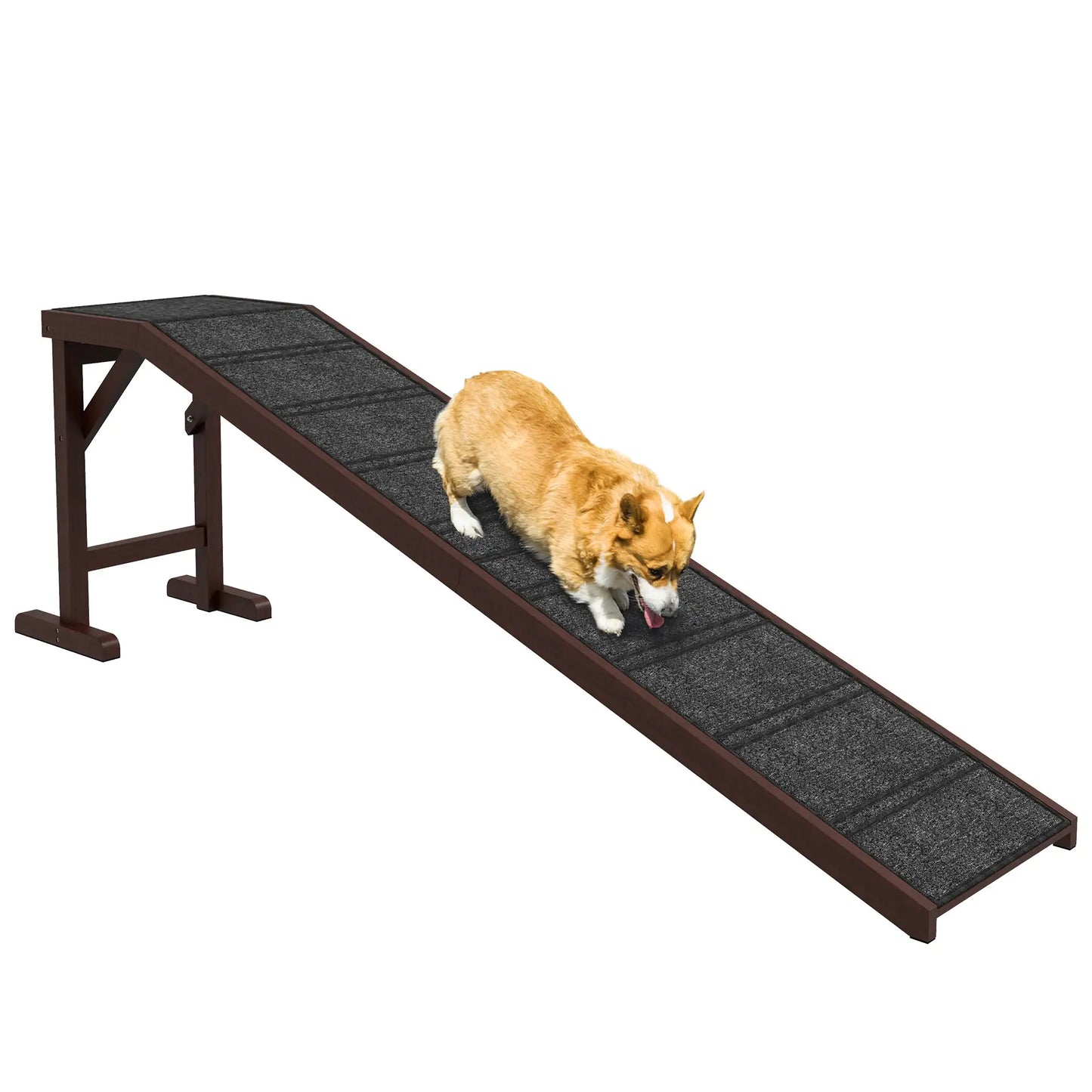 SafeStride Non-Slip Pet Ramp with Platform