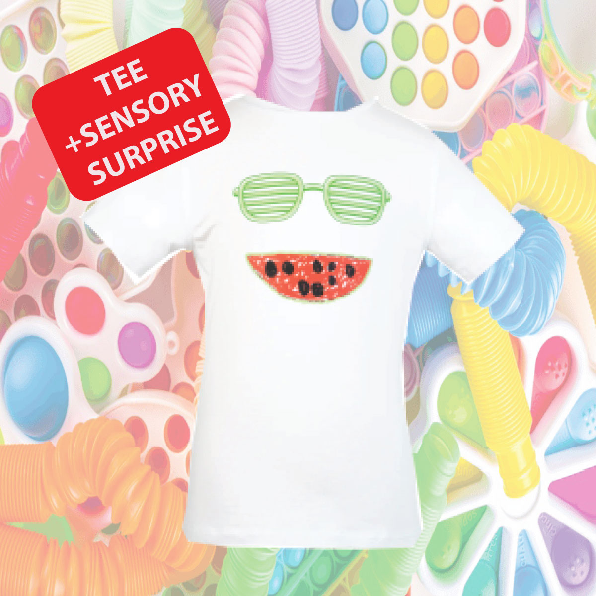 Sensory Fun Pack – Tee + Surprise Gift!