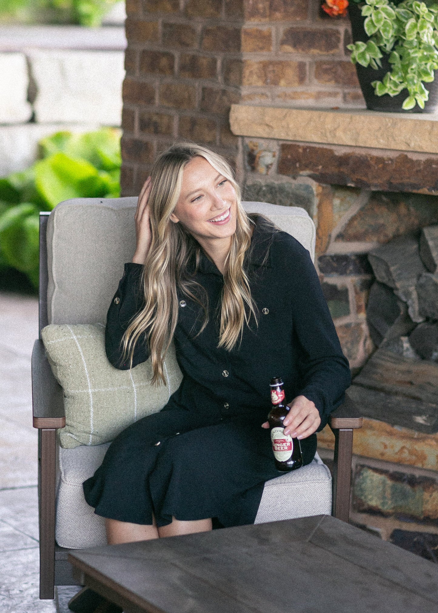 Black Ultra Soft Shirt Dress