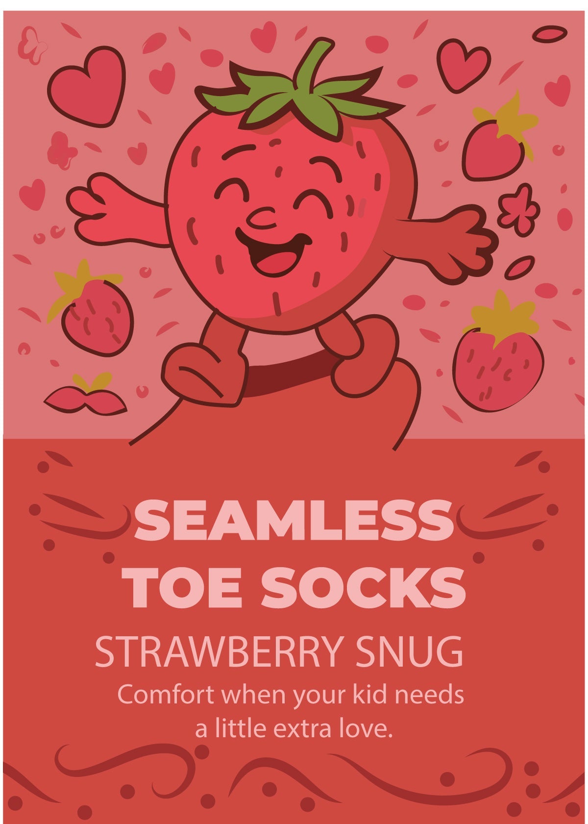 SmoothToe™ Ankle Fruit Feelings Collection –Seamless Toe Sensory-Friendly Socks *Single Pair / Build Your Bundle