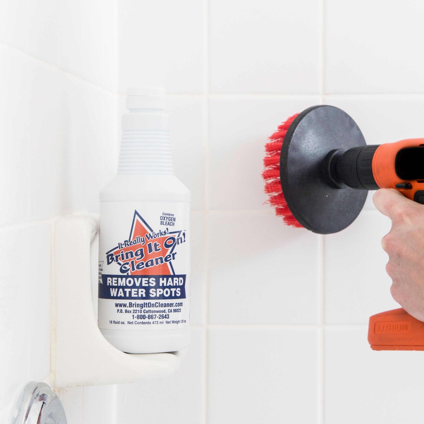Bring It On Cleaner Plus Drill Brush 3 Pack