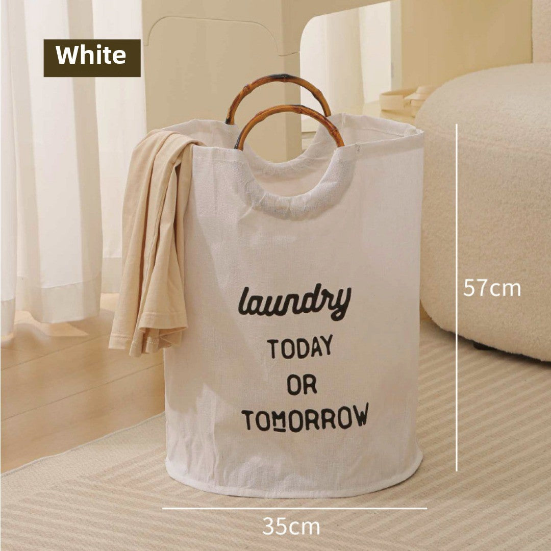 Tote laundry basket household, large capacity