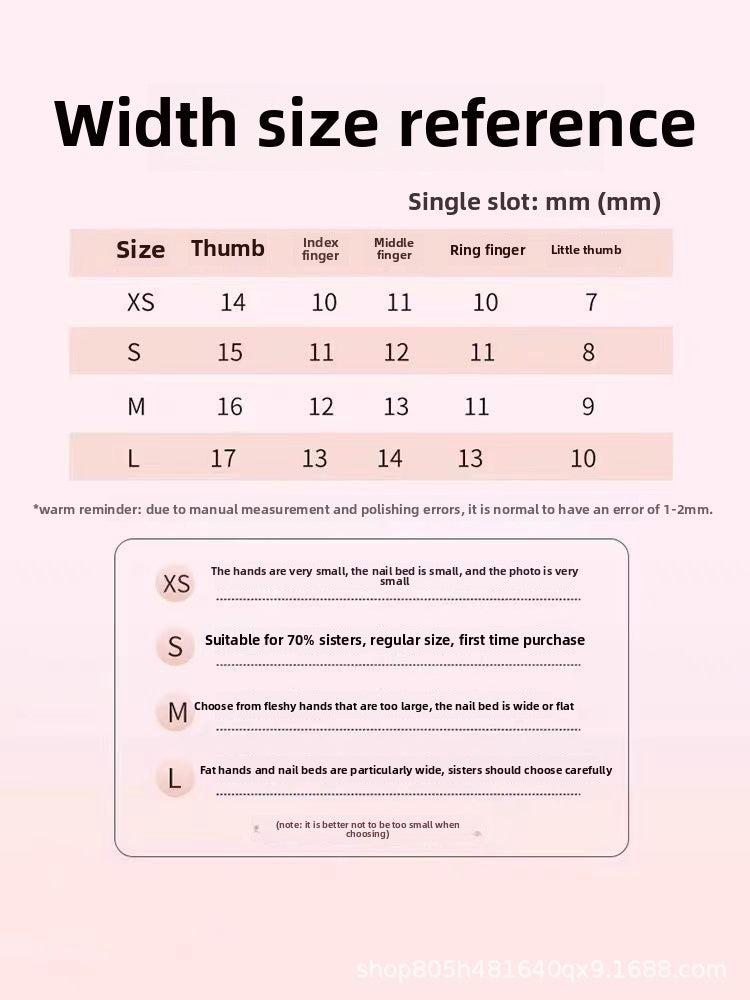 0949- Handmade press on nails