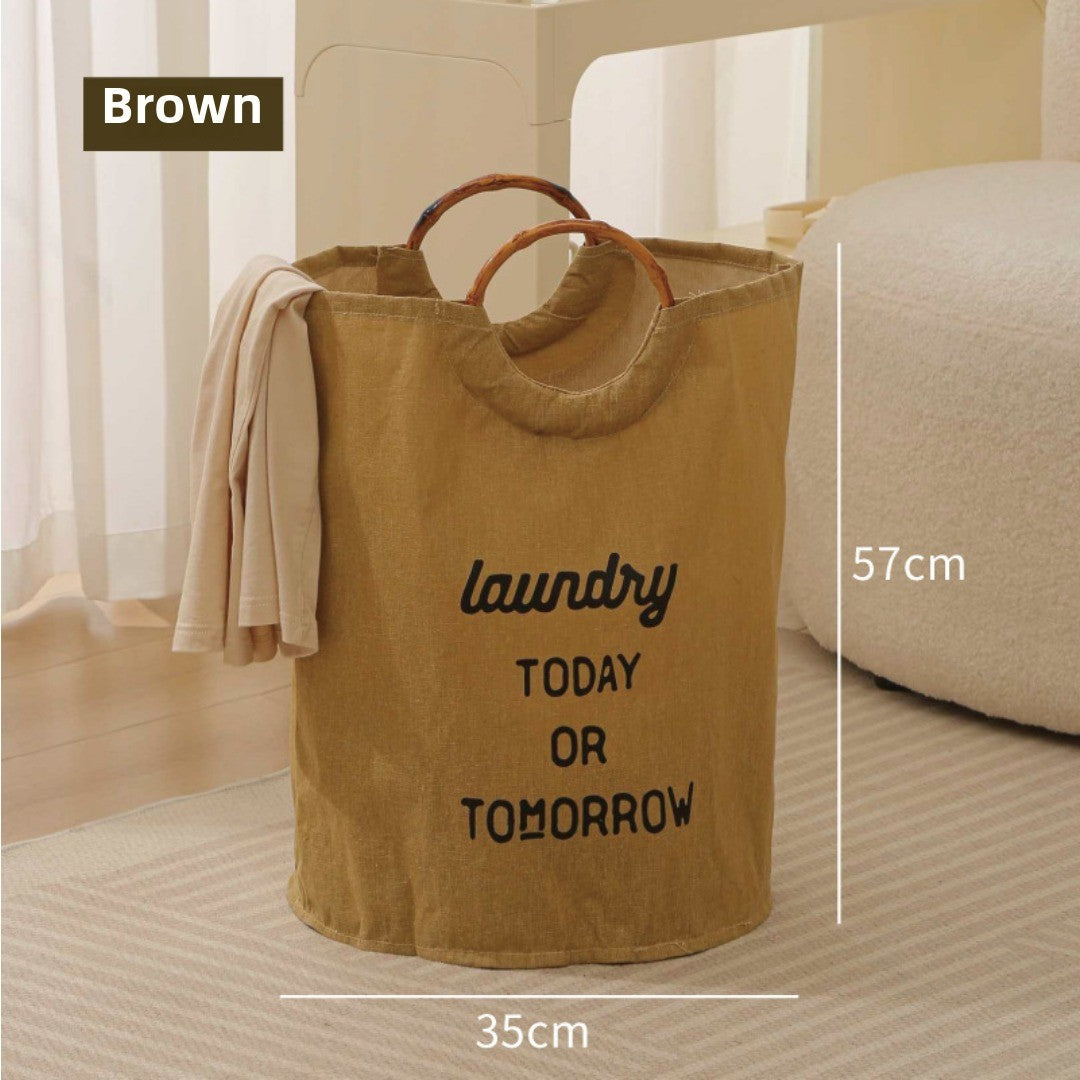 Tote laundry basket household, large capacity