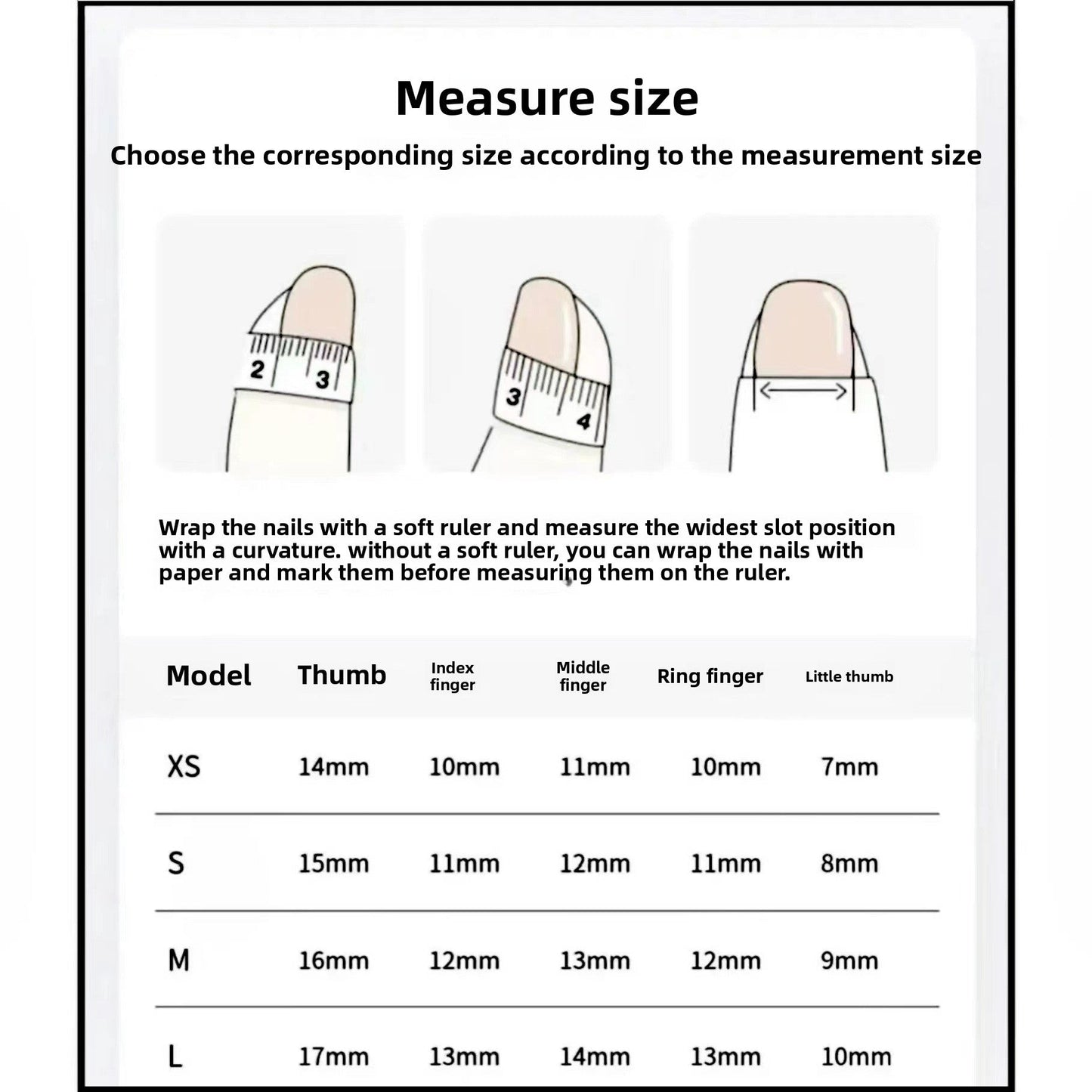 0943- Handmade press on nails