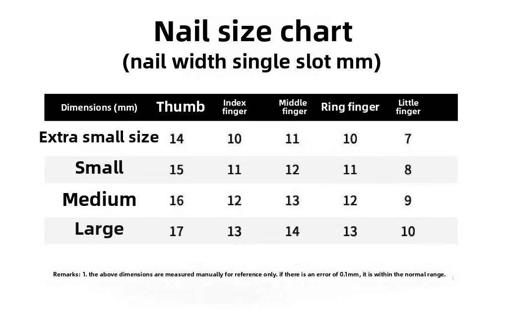 0964- Handmade press on nails