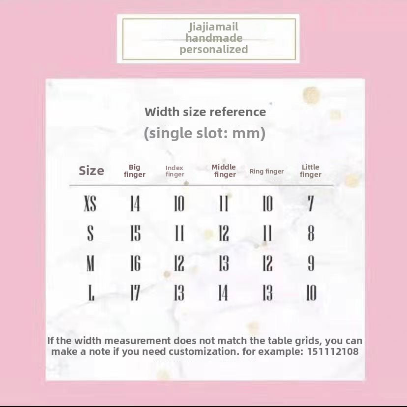 0957- Handmade press on nails