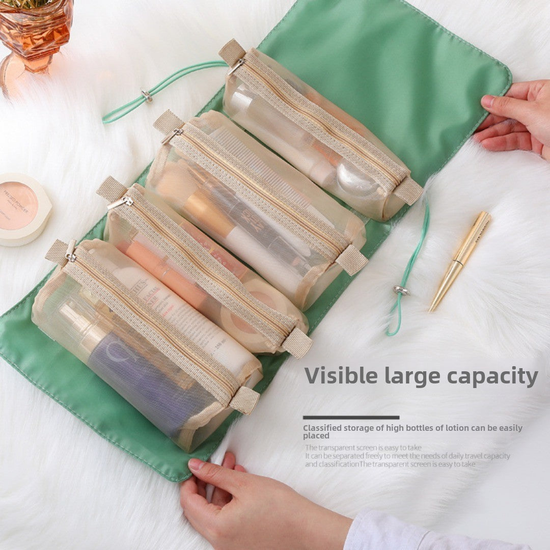 Four-in-one cosmetic bag